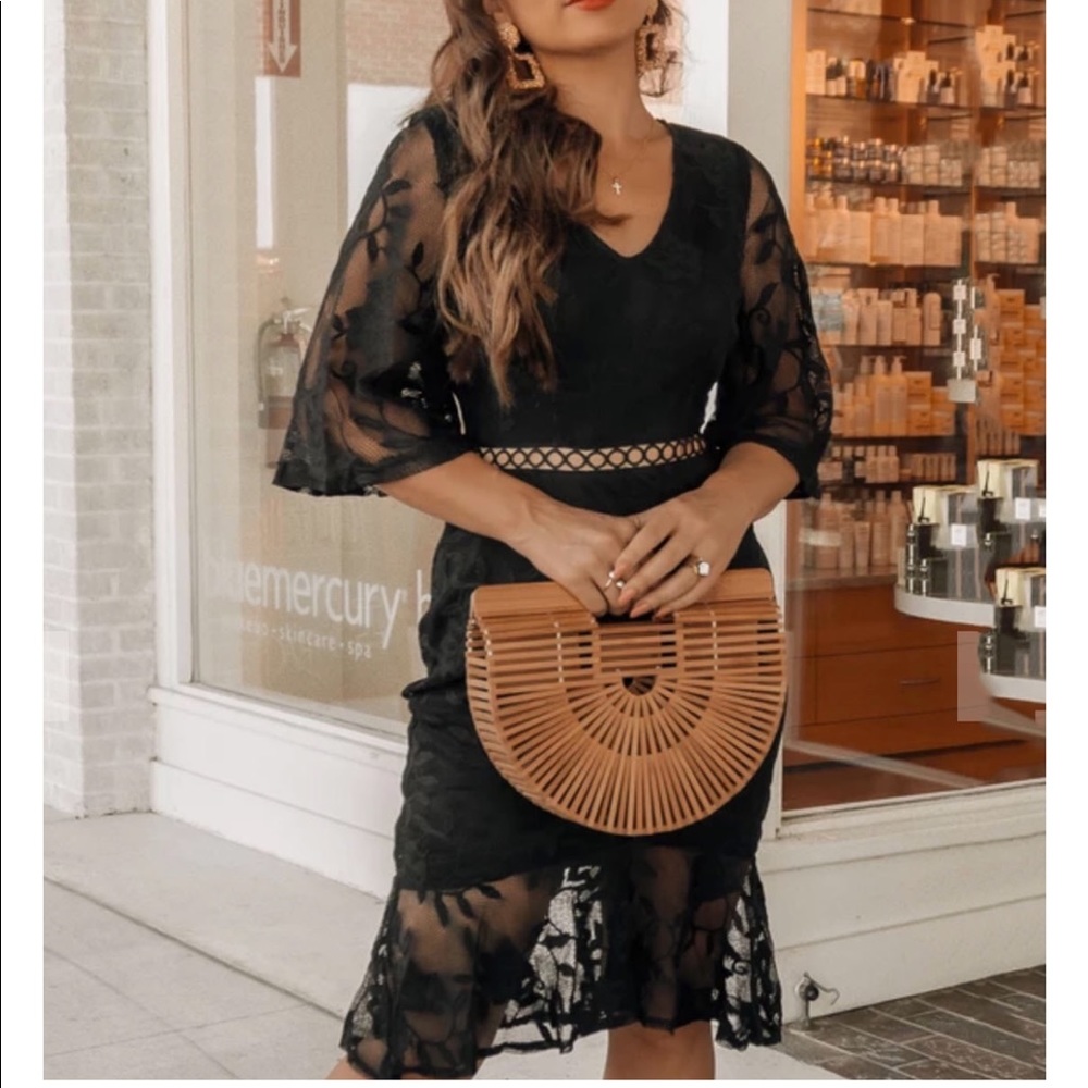 Black lace dress - Divine Avenue Australia
